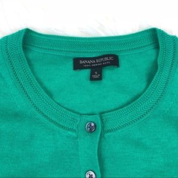 Banana Republic Merino Wool Button Cardigan - Picture 2 of 3